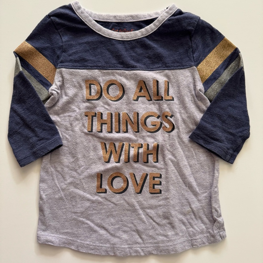 Cat & Jack 3/4 sleeve tee